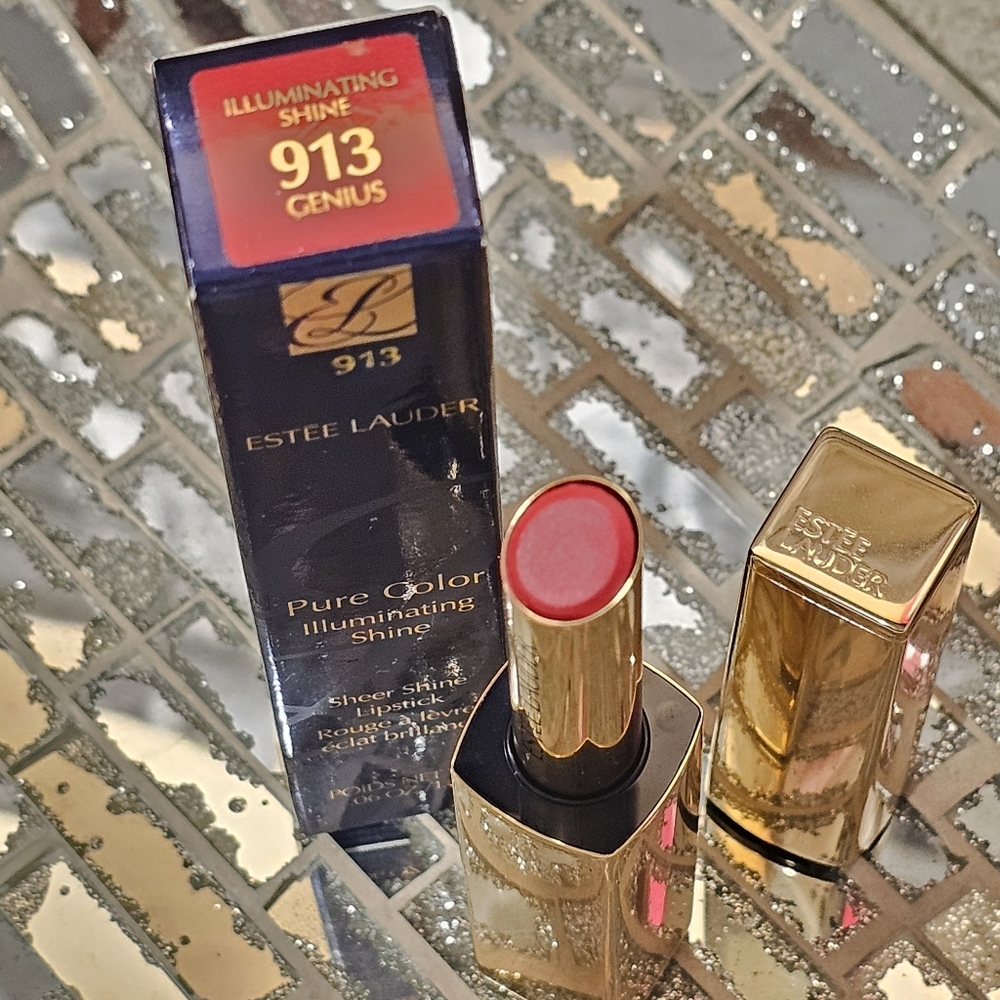 Estee Lauder Pure Color Envy Illuminating Shine lipstick NEW 913 genius